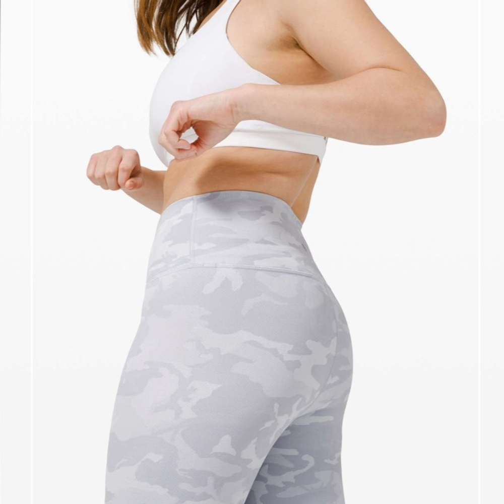Lululemon Wunder Under High-Rise Tight 25 Luxtreme Gray Camouflage Leggings - Picture 2 of 7